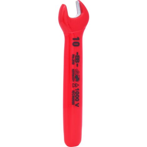 Clé plate avec revêtement isolant, 10 mm