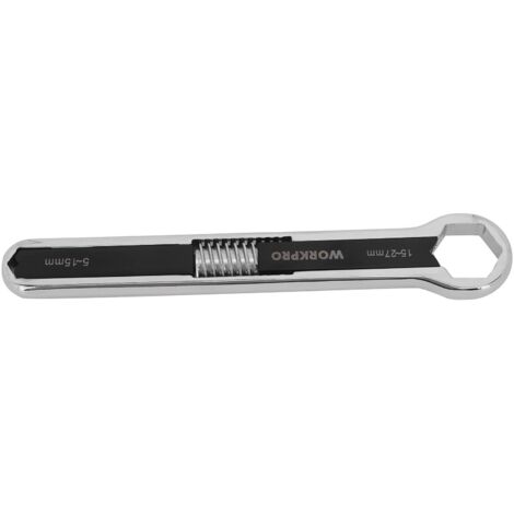 Clé Plate, Clé à Molette Multifonction Solide, Matériel D'outils à Main en Acier Allié L,Clé À Molette