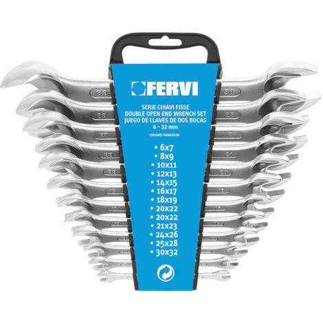 CLÉ PLATE SET 12 PIECES FERVI 0222