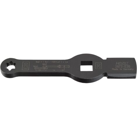 Clé polygonale à frapper ∙ avec 2 surfaces de frappe 2872-E20 ∙ Carré creux 3/4 pouce (20 mm) ∙ Profil TORX® extérieur ∙ Taille E20