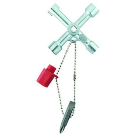 Clé pour armoire de distribution Weidmüller 9918130000 1 pc(s)