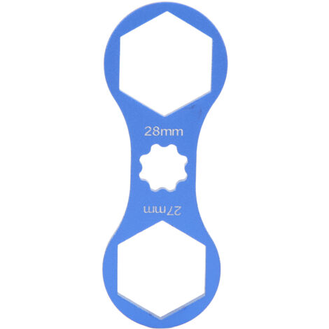 Clé pour cache-axe avant, épaisseur 4 mm, facile à transporter, en alliage d'aluminium, facile à utiliser, clé pour fourche avant de vélo-AquaForge