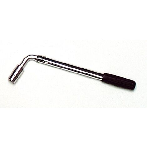 Brüder Mannesmann – Clé télescopique pour écrous de roues 17/19 mm – Acier chrome vanadium – Ajustement 350 à 550 mm – Vissage facile avec bonne transmission de force - C52230