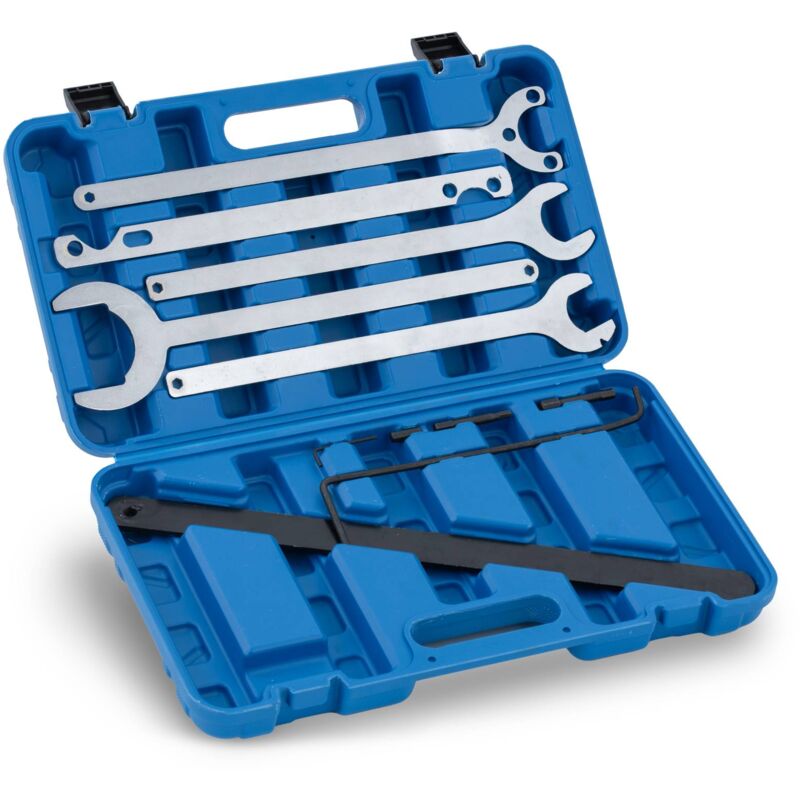 Clé pour moyeu de ventilateur Jeu de 11 pièces avec outil de contre-support