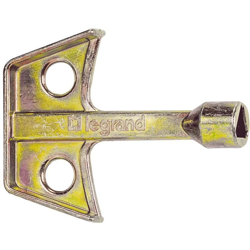 Clé métal pour empreintes triangle mâle de 6,5mm Legrand 036539