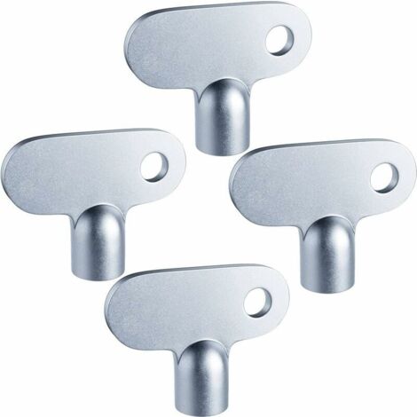 Cle Purge Radiateur,4 PCS Cle Purge Radiateur Purgeur Bouchon Robinet Purge Vanne Clé Clés Radiateurs de Purge Chauffage la Clé du Chauffage pour Robinet de radiateur-LIAIKI