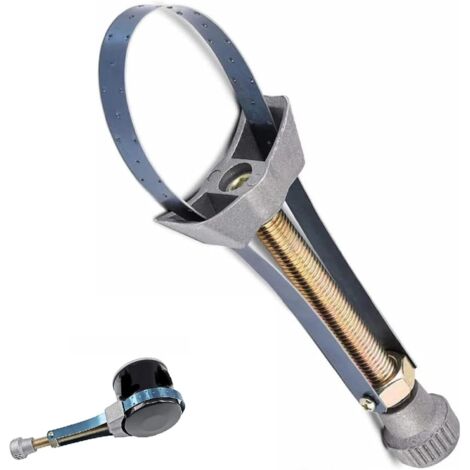 Clé sangle pour démonter filtre huile - Réglage 60-120 mm - Outil pour voiture, camion, moto - Dépose rapide
