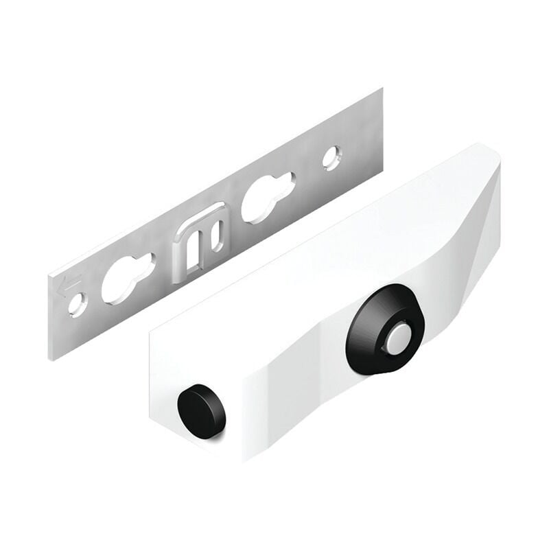 Butée amovible Sehop clé non fournie laquée blanche RAL9010 La Croisee Ds DS2350-036