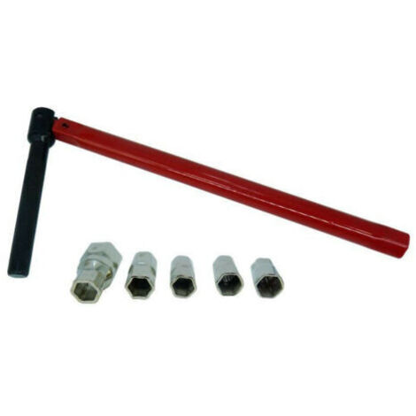 Clé spéciale pour mitigeur Ø 13mm – 5 douilles Ø 8-12mm – Accès facile aux écrous difficiles sous lavabo – Pour plomberie professionnelle
