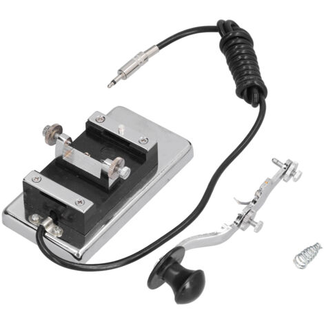 Clé télégraphique robuste pour radioamateur, pratique en ondes courtes et communication CW HYK4