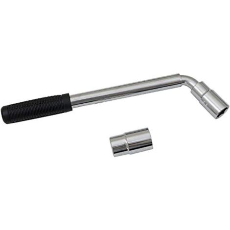 Clé télescopique réglable 350-510 mm avec 2 douilles 17/19 mm