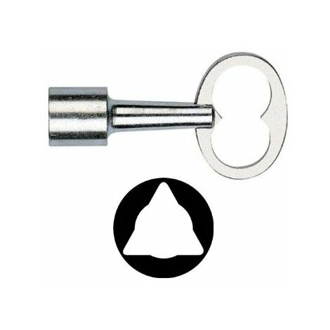 clé triangle 14mm pour contacteur accès pompier