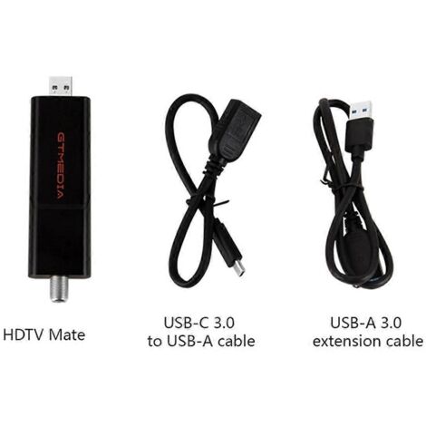 Clé tuner USB HDTV Mate ATSC 3.0 Noir
