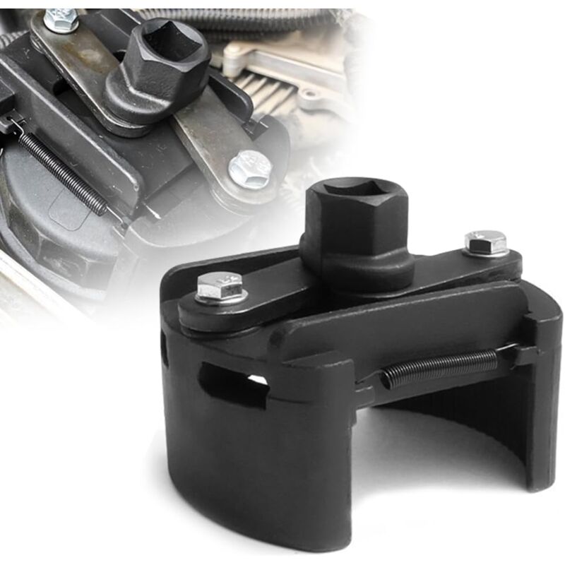 Clé Universelle à Filtre à Huile 60-80 mm, 12,5 mm (1/2') Clé De Filtre à Huile Réglable, Outil de Démontage de Filtre à Huile, pour les Filtres à