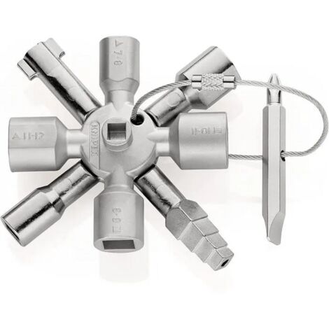Clé universelle - Armoires de commande - Systèmes de fermeture standard - 92 mm