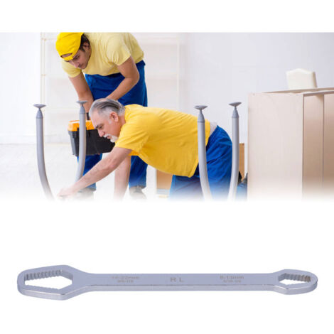 Clé universelle auto-serrante polyvalente, double clé en argent haute dureté de 8 à 22mm