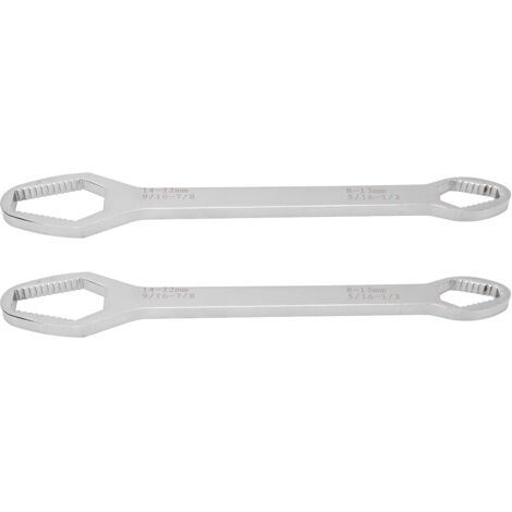 Clé universelle double fonction auto-serrante 260mm en acier allié pour maintenance et bricolage
