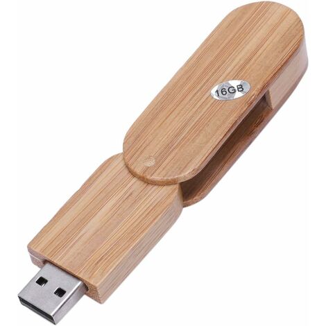 Clé USB 2.0 en bois rotatif 16 Go 071381A3