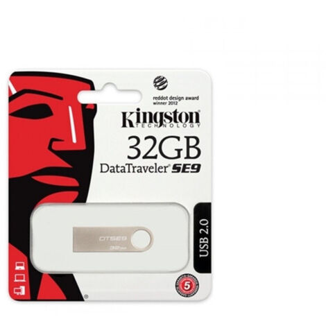 Clé Usb 2.0 Kingston 32 Go Dtse9 32 Go Stick Se9 Dtse9h 32 Go Mémoire