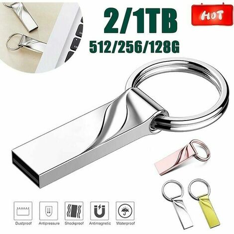 Clé USB 3.0 Flash Drive 2 To Stockage de données haute vitesse Clé USB PC - Or 512G