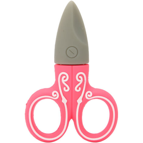 Clé USB 64GB en Forme de Ciseaux Rouges de Couture - Modèle Cartoon pour Stockage en Gros
