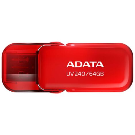 Clé USB ADATA UV240 64 Go, rouge