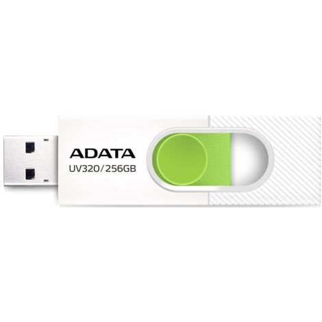 Clé USB ADATA UV320 256 Go Blanc-Vert
