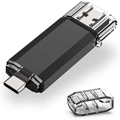 Clé USB C double 64 Go, clé USB 3.0 RAOYI et clé USB OTG Type C 64 Go pour smartphone Samsung Galaxy S8, Huawei P20 Matebook