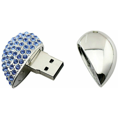 Clé USB étanche de qualité supérieure 32 Go Clés USB Type de cœur Diamant Stockage de données haute vitesse Memory Stick 1pc 13Thirteen