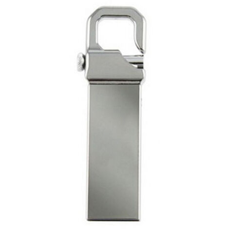 Clé USB - Mémoire Flash Métallique Étanche - USB 2.0 - Compatible PC et Ordinateur Portable - Design Porte-Clés - 32 Go