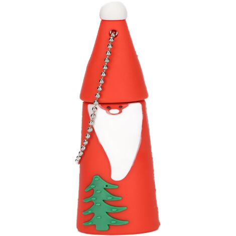 Clé USB Père Noël Mignon 64 Go Rouge, Stockage Mobile Haute Compatibilité USB 2.0