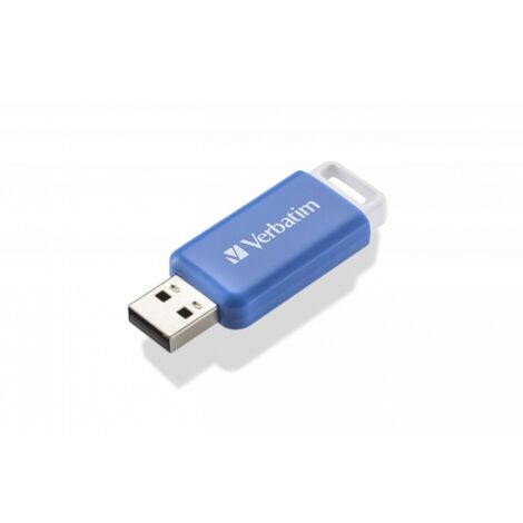 Clé USB VERBATIM DataBar 49455 USB 2.0 64 Go bleu