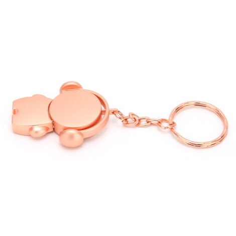 Clé USB Voiture Mignon 64 Go Rose Doré, Mémoire Flash USB 2.0 Rapide pour Transfert de Données