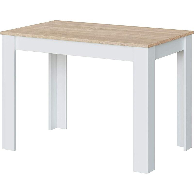clea - table de cuisine auxiliaire 109 cm style scandinave