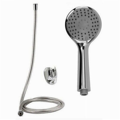 Cleafe - Kit Doccetta Multigetto Doccino Soffione Doccia Bagno Laccio 1,8 Mt Staffa 69350 -