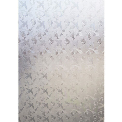 Cleafe - Pellicola Adesiva Decorativa 3d Uccelli 10108 Pvc Vetro Finestra Finestre -