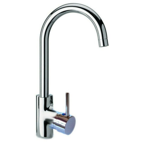 Cleafe - Rubinetto Lavello Cucina Canna Alta Girevole 360° Miscelatore Monocomando 69145 -