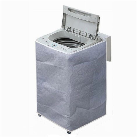Cleafe - Telo Copri Lavatrice Copertura Carica Alta Universale In Peva 55x58x87cm 52758 -