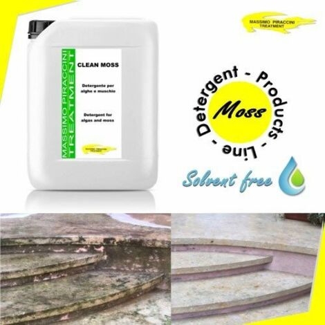 CLEAN MOSS - Détergent pour algues et mousses - 1 litre
