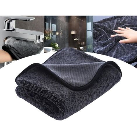 Clean Top Chiffon De Nettoyage, Total Clean Chiffon Micro Fibre Xxl, Pour Cabine De Douche, Voiture, Maison(40x60cm)