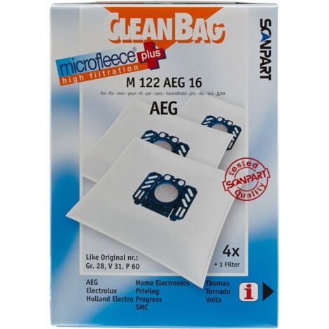 Cleanbag M 122 AEG 16 Gre 28