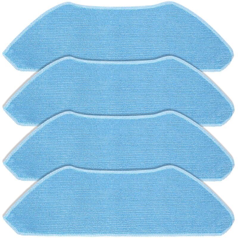 Cleaning Cloth Accessories for Lefant M1 / M2 / M2 Pro / M2S / M2S Pro Replacement Robot Vacuum Cleaner, Soft Microfiber Mops - 4 Pieces