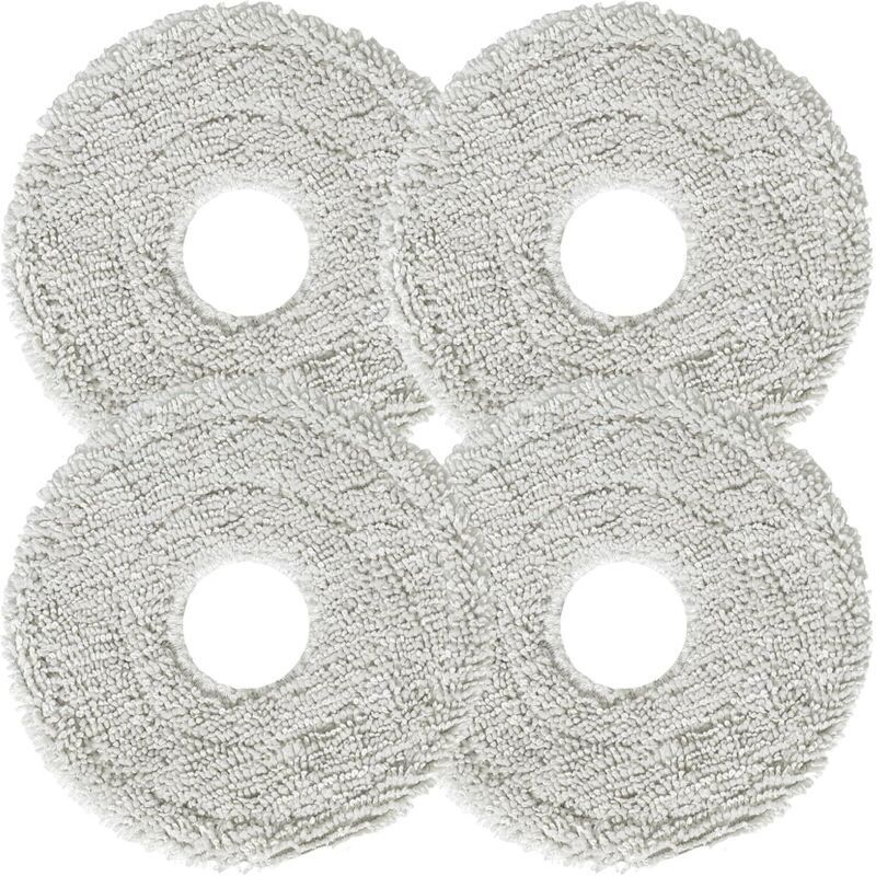 Cleaning Cloth for Mova P50 Pro Ultra Robot Vacuum Cleaner Spare Part, Replacement Accessories Washable Microfiber Cloth -4 Pieces
