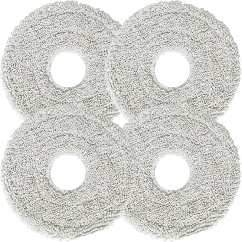 Cleaning Cloth for Mova P50 Pro Ultra Robot Vacuum Cleaner Spare Part, Replacement Accessories Washable Microfiber Cloth -4 Pieces