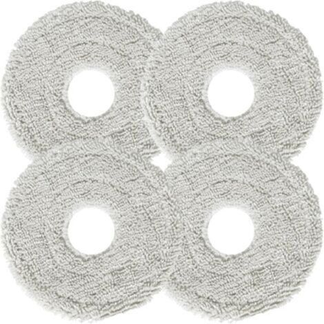 Cleaning Cloth for Mova P50 Pro Ultra Robot Vacuum Cleaner Spare Part, Replacement Accessories Washable Microfiber Cloth -4 Pieces