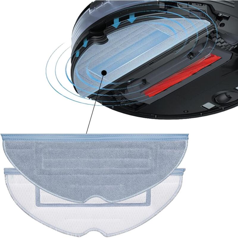 Cleaning Cloths for Roborock S7 S7 Plus S7+ S7 MaxV S8 S8 Plus S8 Pro Ultra T7s T7s Plus Robot Vacuum Cleaner