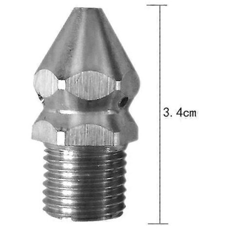 Cleaning nozzle high pressure cleaner drain cleaning hose sewer spray nozzle 4 Jet garden accessories tools high quality front hole