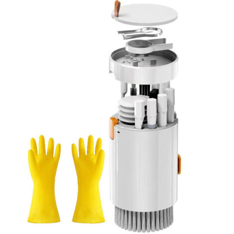 Cleaning Products - Multifunctional Computer Keyboard Cleaner/Q20 - White [Liquid-Free] 1 + Oxford Latex Gloves/Pack of 1 Thickened Pair