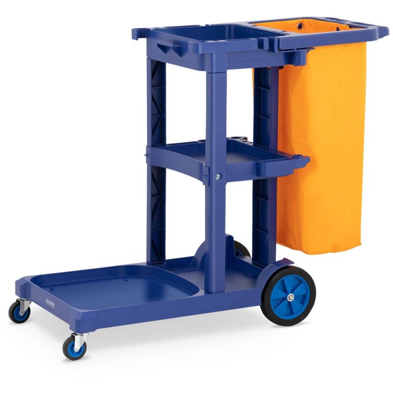 Cleaning Trolley Janitorial Cart Cleaning Cart Hotel Cleaning Trolley 4 Wheels