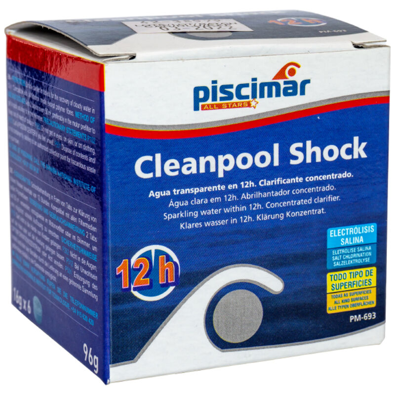 Piscimar - Cleanpool Shock. Pm-693. Clarificante Técnico. 96 Gr.